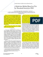 A New Energy Reduction Method Based On Fire Probability Threshold Switch For WSN