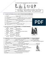 Present Continuous Tense Mrs Curious Esl Reading Comprehension ...