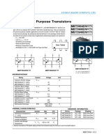 Dual General Purpose Transistors: MBT3904DW1T1 MBT3906DW1T1 MBT3946DW1T1