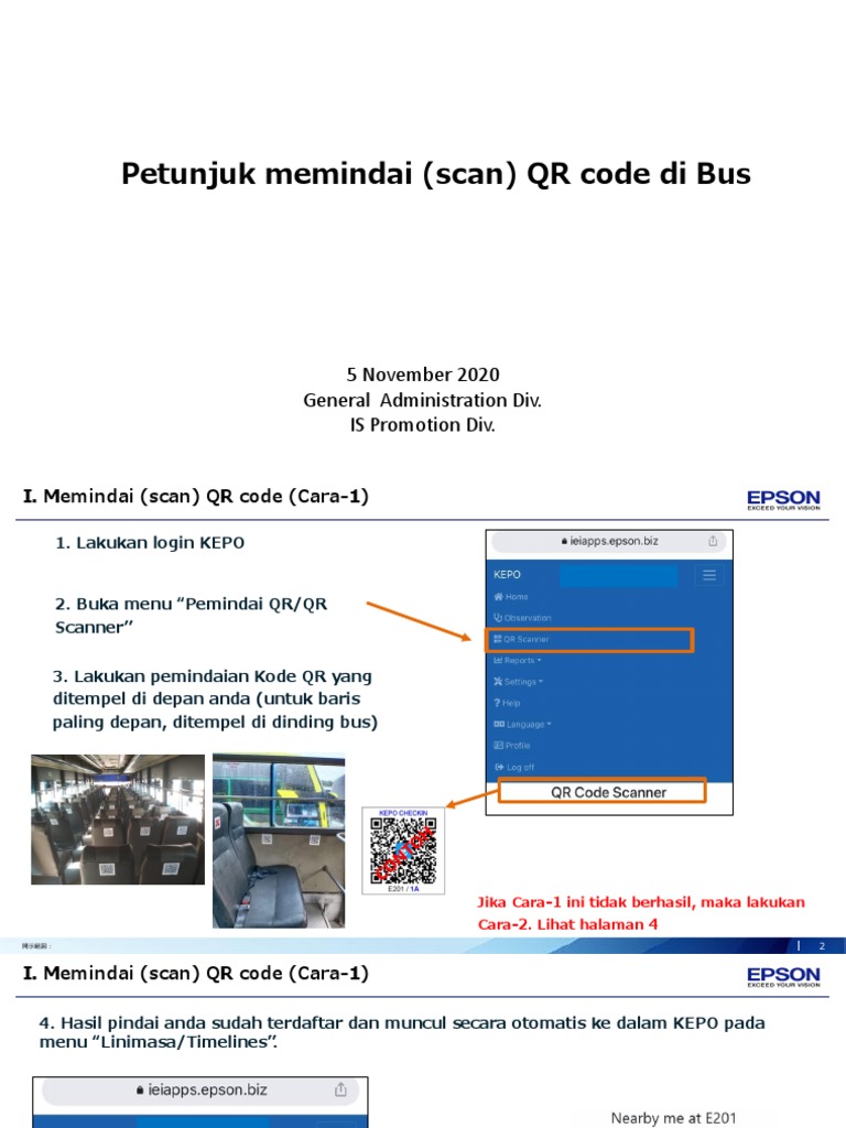 Panduan Pemindaian QR Code Bus | PDF | Bisnis | Seni