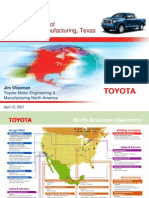 Economic Impact of Toyota Motor Manufacturing, Texas: Jim Wiseman