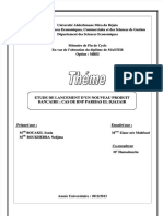 PDF Etude de Lancement Dx27un Nouveau Produit Bancaire DD