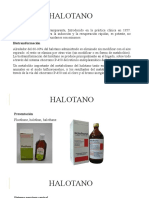 Halotano: Biotransformación