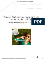 Caucus. Qué Es y Por Qué Ayuda A La Resolución de Conflictos