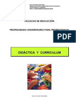 Unidad 1 Didactica y Curriculum