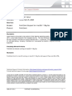 Number: Csb-201125-2 Released: November 25, 2020 Modified: Subject: Forticlient Support For Macos 11 Big Sur Product: Forticlient