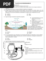 TALLER CICLOS BIOGEOQUIMICOS