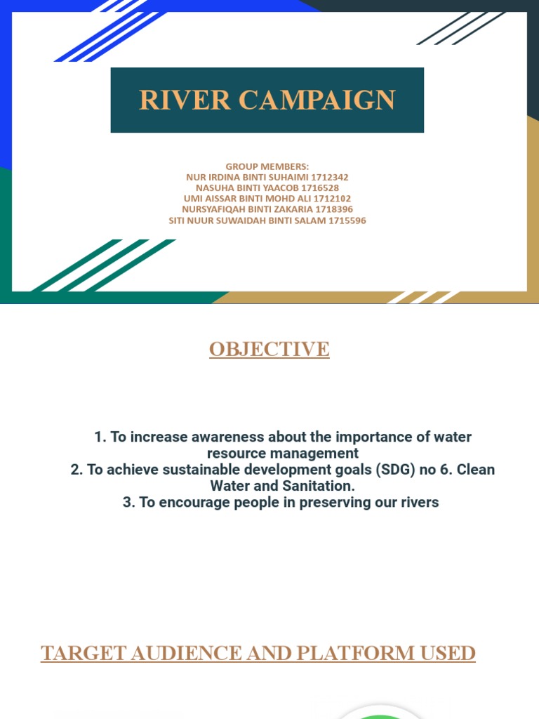 River Campaign for Sustainable Water Management | PDF