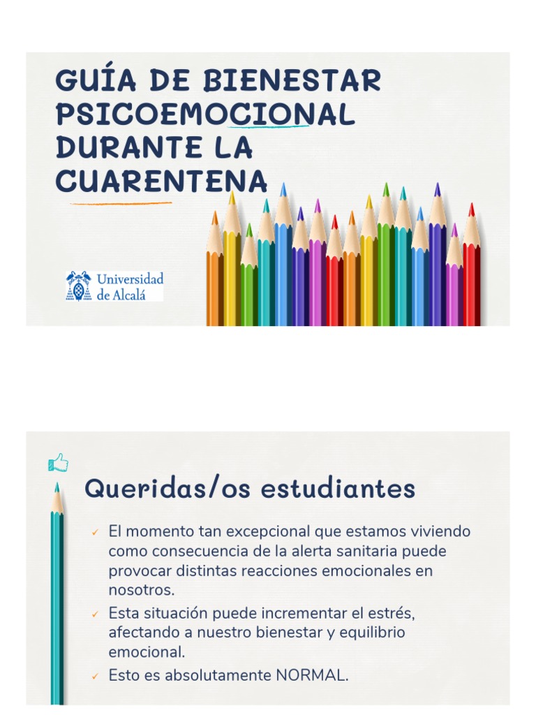 Guia de Bienestar Emocional | PDF | Temor | Las emociones