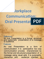 Lesson 18 - Workplace Communication - Oral Presentations