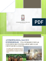 Antropología Salud y Enfermedad - Antropología Cultural 