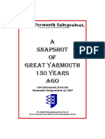 A Snapshot Of Great Yarmouth 150 years Ago: Advertisements from the Yarmouth Independent of 1863