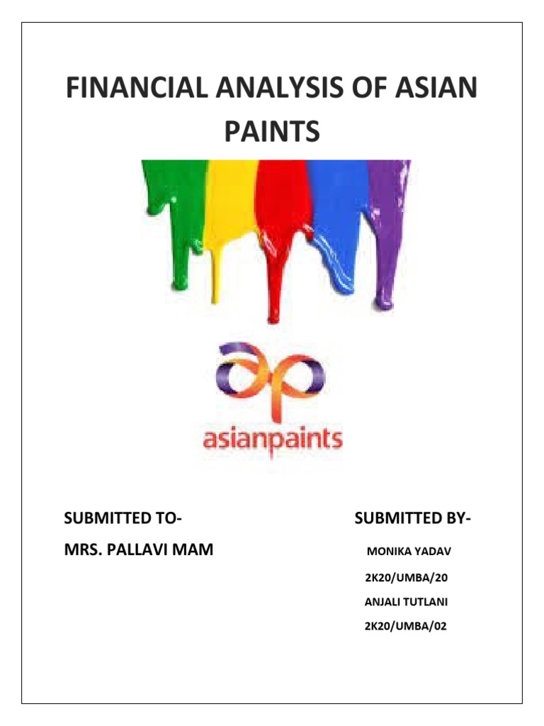 Financial Analysis of Asian Paints | PDF