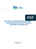 Guia 23-8-2017 Para La Atencion de NNA Victimas de Violencia en Republica Dominicana