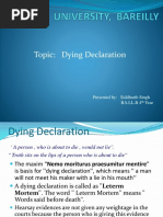 Randani Slideshare Account-Common Law Dying Declaration