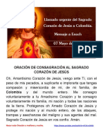 ORACIÓN DE CONSAGRACIÓN AL SAGRADO CORAZÓN DE JESÚS (1)
