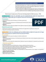 Recomendaciones Generales - ITSE - Requisitos Para Inspecciones Técnicas