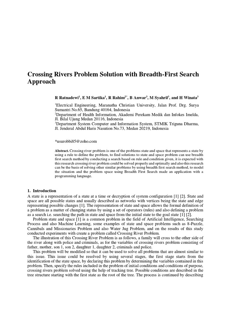BFS Solution for River Crossing Problem | PDF | Artificial Intelligence ...