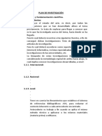 Tema #04 Plan de Investigación Antecedentes y Fundamentación Científica