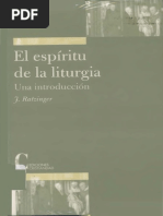 El Espiritu de La Liturgia Ratzinger