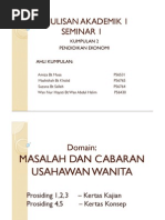 Download MASALAH DAN CABARAN USAHAWAN WANITA by ithah87 SN50930904 doc pdf