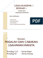 Download MASALAH DAN CABARAN USAHAWAN WANITA by ithah87 SN50930904 doc pdf