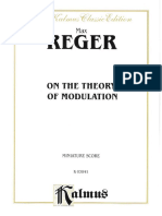 Max Reger - On The Theory of Modulation