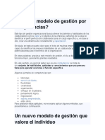 Qué Es El Modelo de Gestión Por Competencias