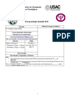 Psicopatología Infantil 2020