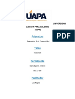 Evaluacion de La Personalidad, Tarea 6