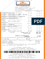 Chedraui Store Receipt for 12 Items under $500 Pesos