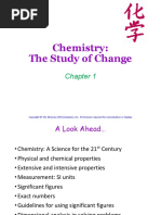 Chemistry: The Study of Change