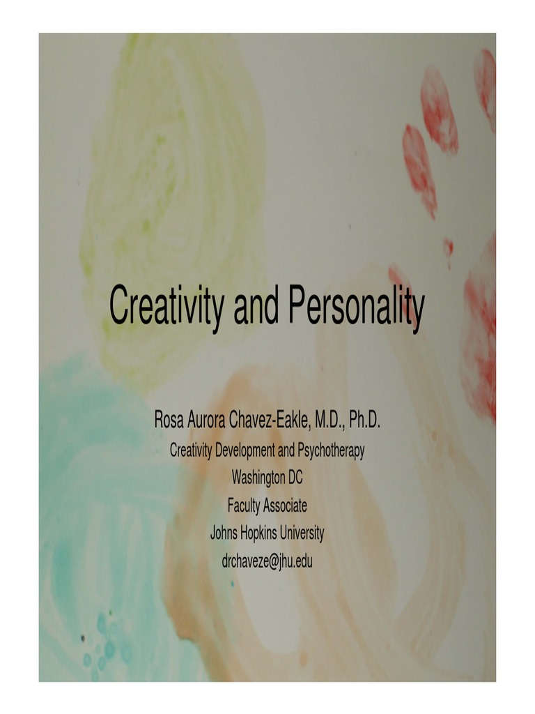 Creativity and Personality Traits | PDF | Creativity | Applied Psychology