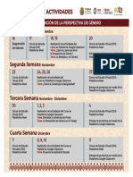 Calendario - La Sensibilización A La Perspectiva de Género