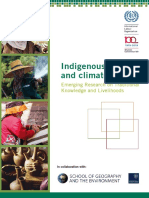 Indigenous Peoples and Climate Change: Emerging Research On Traditional Knowledge and Livelihoods