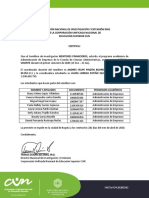 Certificado Semillero MENTORES FINANCIEROS 2020A