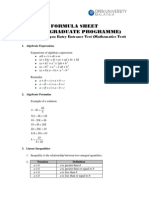 Math Formula