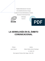La Semiología en El Ambito Comunicacional Andrea Jiménez