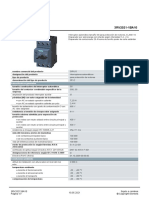 3RV20211BA10 Datasheet Es