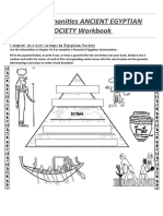 ANCIENT EGYPTIAN SOCIETY Workbook