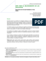 Gestion Un Aporte para El Mejoramiento de Las Instituciones