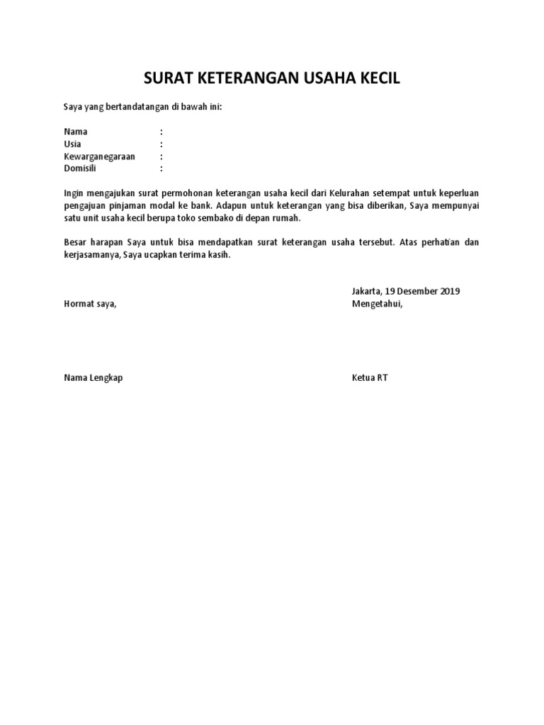 surat-keterangan-usaha-kecil-pdf