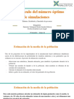 9.2.1 Calculo Del Numero Optimo de Simulaciones