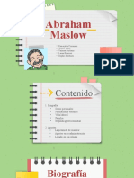 Abraham Maslow Trabajo en Grupo