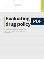 Evaluating Drug Policy A Seven-Step Guide To Support The Commissioning and Managing of Evaluations