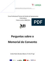 Preguntas Memorial Do Convento