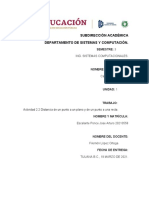 Actividad 2.2 Distancia de Un Punto A Un Plano y de Un Punto A Una Recta