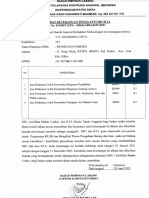 Surat Keterangan Pengganti SBU