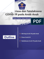 IDAI_Skrining, Triase, Dan Tatalaksana COVID-19 Pada Anak-Anak