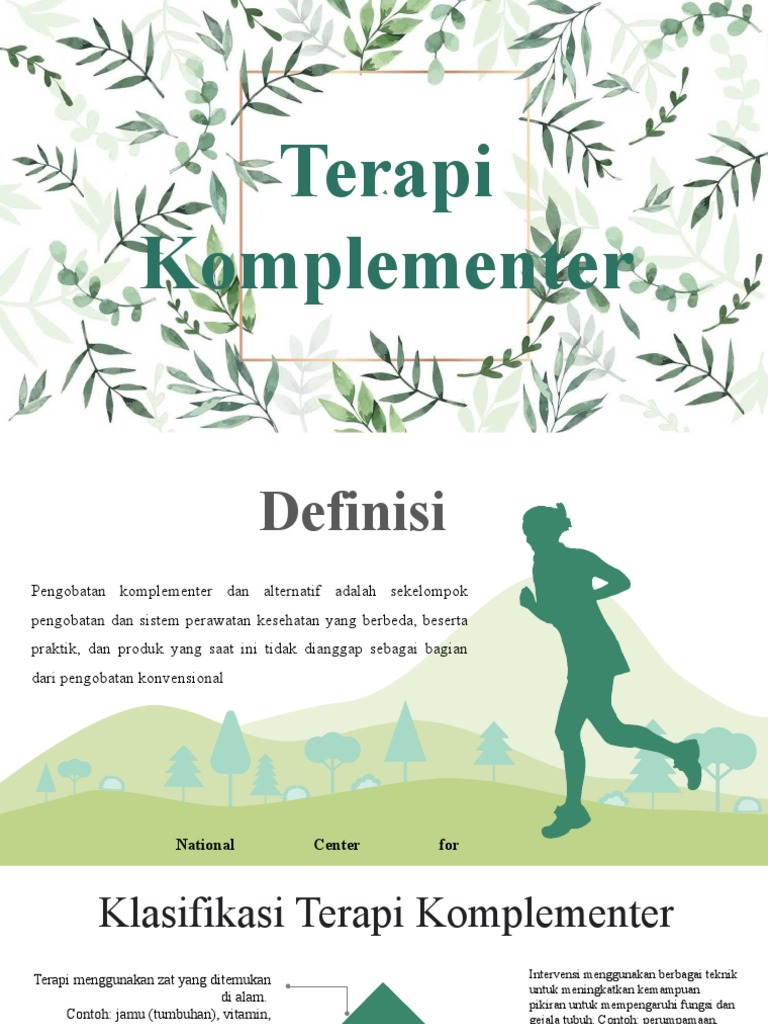 Terapi Komplementer: Pendekatan Holistik Kesehatan | PDF
